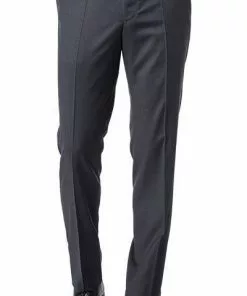 BOSS Anzug 50318521+8825+8500/021 Anzug Johnstons-Lenon mit Weste, Regular Fit, Schurwolle Super120 GUABELLO, Anthrazit meliert, Dark grey -Anzüge & Westen Geschäft 244552 norm6