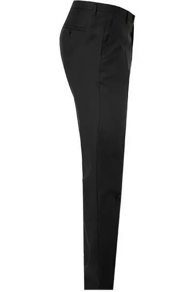 CG Hose Cedric 50/102S1/433063/90 Slim Fit, Schurwolle Super100, Schwarz gemustert, Schwarz 6 CG Hose Cedric 50/102S1/433063/90 Slim Fit, Schurwolle Super100, Schwarz gemustert, Schwarz – Bild 4
