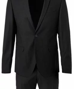 CG Anzug Caden-Cedric 50/102S1/423712+433063/90 Slim Fit, Schurwolle Super100, Schwarz gemustert, Schwarz -Anzüge & Westen Geschäft 244574 norm2