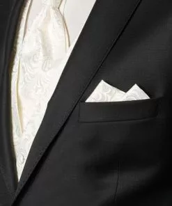 Wilvorst Anzug schwarz 441200/10/17852/2+177 Slim Line, Wolle -Anzüge & Westen Geschäft 244587 norm4