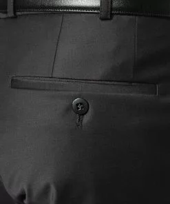 Wilvorst Anzug schwarz 441200/10/17852/2+177 Slim Line, Wolle -Anzüge & Westen Geschäft 244587 norm8