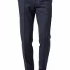 BOSS Hose Wave 50320555/401 Extra Slim Fit, Schurwolle Super120 GUABELLO, Dunkelblau, Dark blue