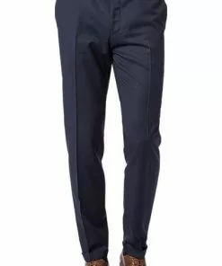 BOSS Hose Wave 50320555/401 Extra Slim Fit, Schurwolle Super120 GUABELLO, Dunkelblau, Dark blue