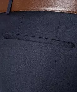 BOSS Hose Wave 50320555/401 Extra Slim Fit, Schurwolle Super120 GUABELLO, Dunkelblau, Dark blue -Anzüge & Westen Geschäft 244742 norm3