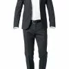 BOSS Anzug Ryan-Wave 50318525+20555/001 Extra Slim Fit, Schurwolle Super120 GUABELLO, Schwarz, Black -Anzüge & Westen Geschäft 244743 norm