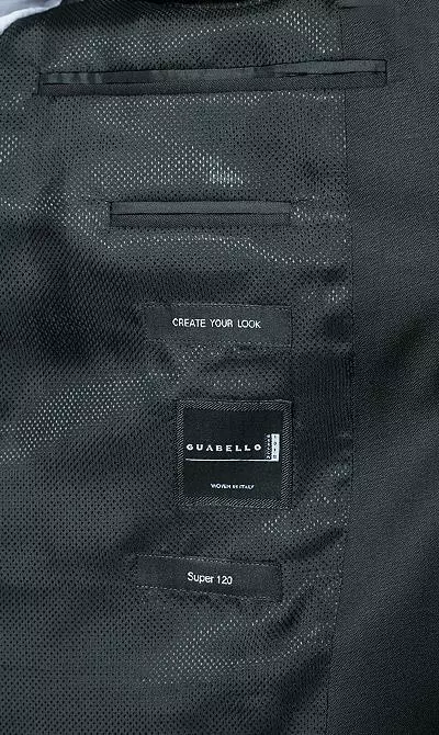 BOSS Anzug Ryan-Wave 50318525+20555/001 Extra Slim Fit, Schurwolle Super120 GUABELLO, Schwarz, Black 7 BOSS Anzug Ryan-Wave 50318525+20555/001 Extra Slim Fit, Schurwolle Super120 GUABELLO, Schwarz, Black – Bild 5