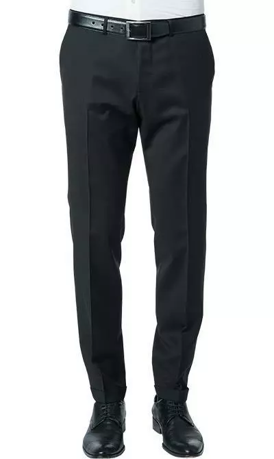 BOSS Anzug Ryan-Wave 50318525+20555/001 Extra Slim Fit, Schurwolle Super120 GUABELLO, Schwarz, Black 8 BOSS Anzug Ryan-Wave 50318525+20555/001 Extra Slim Fit, Schurwolle Super120 GUABELLO, Schwarz, Black – Bild 6