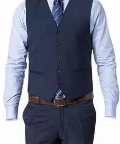 CG Weste Carlton 30/031S0/441013/62 Slim Fit, Schurwoll-Stretch, Dunkelblau, Marine