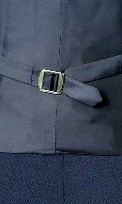 Carl Gross Weste Stan 50/041N0/343113/63 Modern Fit, Schurwolle, Dunkelblau meliert, Dunkelblau 5 Carl Gross Weste Stan 50/041N0/343113/63 Modern Fit, Schurwolle, Dunkelblau meliert, Dunkelblau – Bild 3