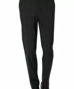 EDUARD DRESSLER Smokinghose Eron 00229/3B55/01 Shaped Fit, Schurwolle, Schwarz