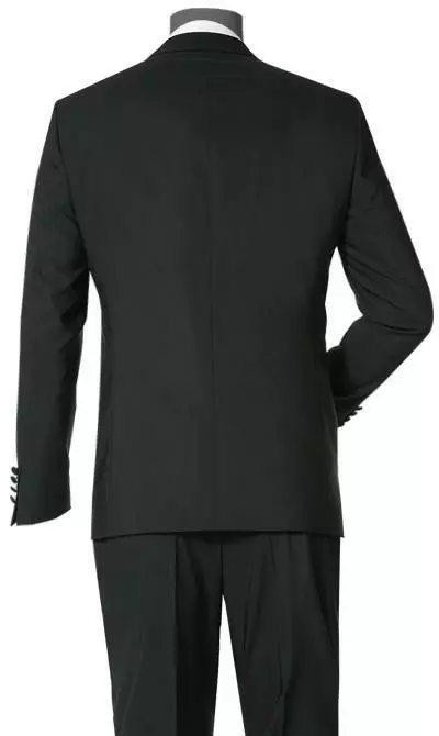 EDUARD DRESSLER Smoking 00229/6B81+3B55/01 Shaped Fit, Schurwolle, Schwarz 7 EDUARD DRESSLER Smoking 00229/6B81+3B55/01 Shaped Fit, Schurwolle, Schwarz – Bild 5