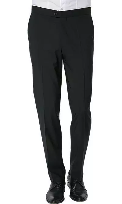 EDUARD DRESSLER Smoking 00229/6B81+3B55/01 Shaped Fit, Schurwolle, Schwarz 8 EDUARD DRESSLER Smoking 00229/6B81+3B55/01 Shaped Fit, Schurwolle, Schwarz – Bild 6