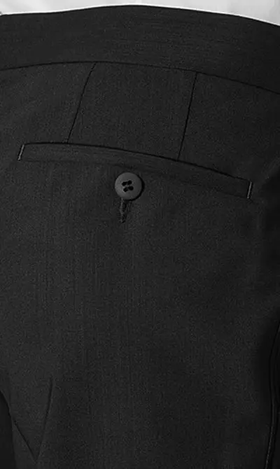 EDUARD DRESSLER Smoking 00229/6B81+3B55/01 Shaped Fit, Schurwolle, Schwarz 10 EDUARD DRESSLER Smoking 00229/6B81+3B55/01 Shaped Fit, Schurwolle, Schwarz – Bild 8