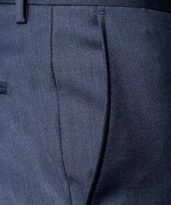 JOOP! Anzug 30003099+30003106/402 Anzug Herby-Blayr, Slim Fit, Wolle, Dunkelblau meliert, Tiefseeblau -Anzüge & Westen Geschäft 249503 norm7