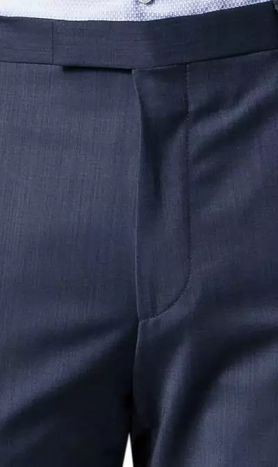 JOOP! Anzug 30003099+30003110+30003106/402 Anzug Herby-Blayr mit Weste, Slim Fit, Wolle, Dunkelblau meliert, Tiefseeblau 9 JOOP! Anzug 30003099+30003110+30003106/402 Anzug Herby-Blayr mit Weste, Slim Fit, Wolle, Dunkelblau meliert, Tiefseeblau – Bild 7