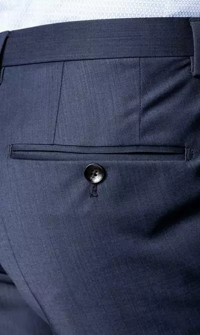 JOOP! Anzug 30003099+30003110+30003106/402 Anzug Herby-Blayr mit Weste, Slim Fit, Wolle, Dunkelblau meliert, Tiefseeblau 11 JOOP! Anzug 30003099+30003110+30003106/402 Anzug Herby-Blayr mit Weste, Slim Fit, Wolle, Dunkelblau meliert, Tiefseeblau – Bild 9