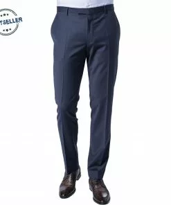 JOOP! Hose JT-02Blayr 30003106/402 Slim Fit, Wolle, Dunkelblau meliert, Tiefseeblau