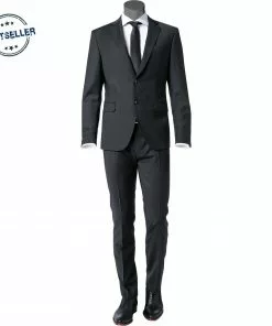 JOOP! Anzug 30003099+30003106/001 Anzug Herby-Blayr, Slim Fit, Wolle, Schwarz