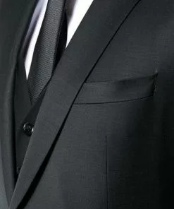 JOOP! Anzug 30003099+30003110+30003106/001 Anzug Herby-Blayr mit Weste, Slim Fit, Wolle, Schwarz -Anzüge & Westen Geschäft 251199 norm3