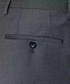 ROY ROBSON Hose S01050381295400/A020 Slim Fit, Schurwolle, Grau meliert, Grau -Anzüge & Westen Geschäft 251469 norm4