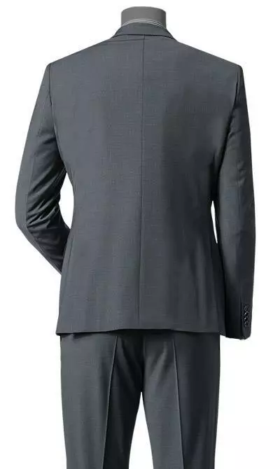 ROY ROBSON Anzug S00050381694700+295400/A020 Slim Fit, Schurwolle, Grau meliert, Grau 7 ROY ROBSON Anzug S00050381694700+295400/A020 Slim Fit, Schurwolle, Grau meliert, Grau – Bild 5