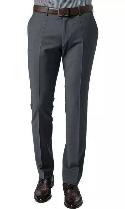 ROY ROBSON Anzug S00050381694700+295400/A020 Slim Fit, Schurwolle, Grau meliert, Grau 8 ROY ROBSON Anzug S00050381694700+295400/A020 Slim Fit, Schurwolle, Grau meliert, Grau – Bild 6