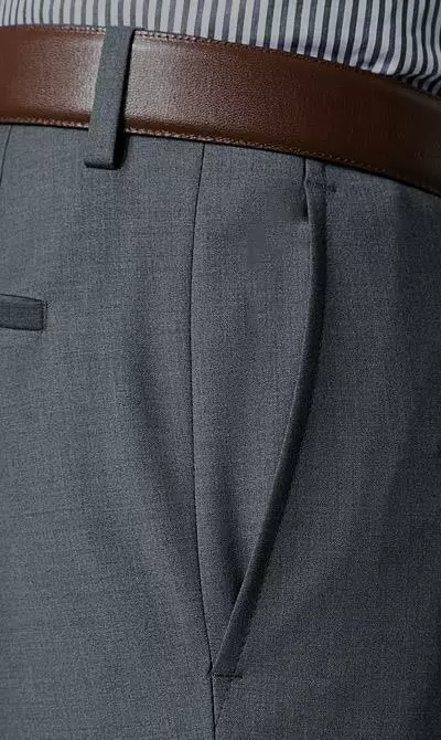 ROY ROBSON Anzug S00050381694700+295400/A020 Slim Fit, Schurwolle, Grau meliert, Grau 9 ROY ROBSON Anzug S00050381694700+295400/A020 Slim Fit, Schurwolle, Grau meliert, Grau – Bild 7