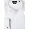 BOSS Hemd Kläppchen Jillik 50327676/100 Slim Fit, Popeline, Weiß -Anzüge & Westen Geschäft 256736 norm