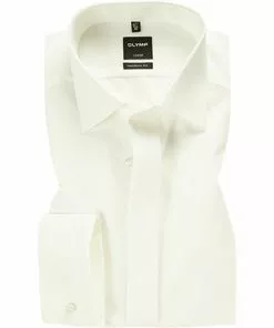 OLYMP Hemd Luxor Modern Fit 0394/70/21 Popeline, Extra langer Arm, Offwhite, Beige