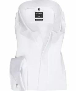 OLYMP Hemd Luxor Modern Fit 0395/70/00 Popeline, Extra langer Arm, Weiß