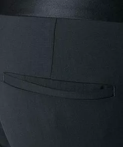 HUGO Smoking Hose HetonS 50321049/001 Smokinghose Heton, Extra Slim Fit, Schurwolle, Schwarz, Black -Anzüge & Westen Geschäft 257007 norm4