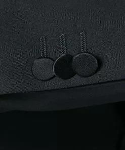 HUGO Smoking AlstonS-HetonS 50321048+49/001 Smoking Alston-Heton, Slim Fit, Schurwoll-Stretch, Schwarz, Black -Anzüge & Westen Geschäft 257008 norm4