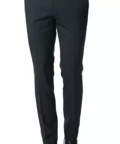 HUGO Smoking AlstonS-HetonS 50321048+49/001 Smoking Alston-Heton, Slim Fit, Schurwoll-Stretch, Schwarz, Black -Anzüge & Westen Geschäft 257008 norm6