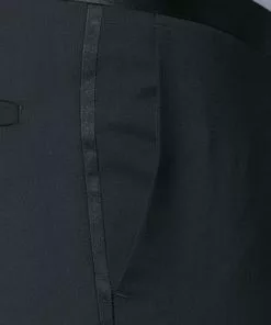 HUGO Smoking AlstonS-HetonS 50321048+49/001 Smoking Alston-Heton, Slim Fit, Schurwoll-Stretch, Schwarz, Black -Anzüge & Westen Geschäft 257008 norm8