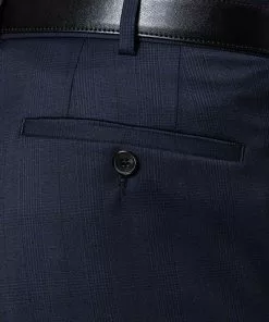 EDUARD DRESSLER Anzug 00820/6B01+3B25/47 Shaped Fit, Schurwolle Super130 Loro Piana, Dunkelblau kariert, Dunkelblau 17 EDUARD DRESSLER Anzug 00820/6B01+3B25/47 Shaped Fit, Schurwolle Super130 Loro Piana, Dunkelblau kariert, Dunkelblau -Anzüge & Westen Geschäft 258082 norm8