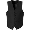 CG Weste Carlton 50/102S1/441013/90 Slim Fit, Schurwolle, Schwarz gemustert, Schwarz