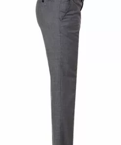 CG Hose Cedric 50/102S1/433063/81 Slim Fit, Schurwolle Super100, Dunkelgrau gemustert, Grau -Anzüge & Westen Geschäft 260706 norm3