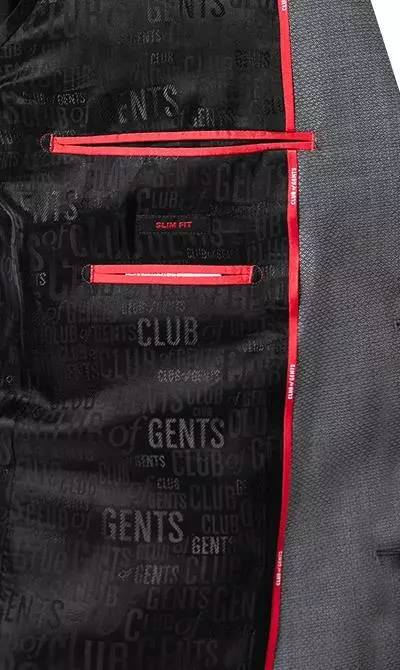 CG Anzug Caden+Cedric 50/102S1/423712+433063/81 Slim Fit, Schurwolle Super100, Dunkelgrau gemustert, Grau 9 CG Anzug Caden+Cedric 50/102S1/423712+433063/81 Slim Fit, Schurwolle Super100, Dunkelgrau gemustert, Grau – Bild 7