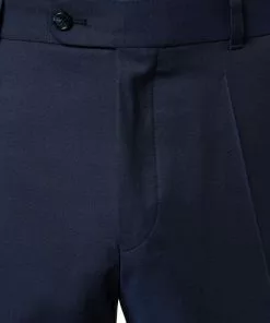 Carl Gross Hose Silvio 60/049N0/338271/63 Regular Fit, Schurwolle Super110 REDA, Dunkelblau meliert, Marine -Anzüge & Westen Geschäft 260716 norm2