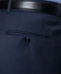 Carl Gross Hose Silvio 60/049N0/338271/63 Regular Fit, Schurwolle Super110 REDA, Dunkelblau meliert, Marine -Anzüge & Westen Geschäft 260716 norm4