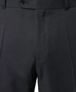 Carl Gross Hose Silvio 60/049N0/338271/82 Regular Fit, Schurwolle Super110 REDA, Anthrazit meliert, Anthrazit -Anzüge & Westen Geschäft 260717 norm2