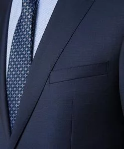 Carl Gross Anzug 60/049N0/324772+338271/63 Regular Fit, Schurwolle Super110 REDA, Dunkelblau meliert, Marine -Anzüge & Westen Geschäft 260718 norm3