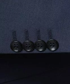 Carl Gross Anzug 60/049N0/324772+338271/63 Regular Fit, Schurwolle Super110 REDA, Dunkelblau meliert, Marine -Anzüge & Westen Geschäft 260718 norm4