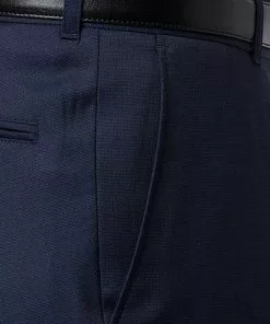 Carl Gross Anzug 60/049N0/324772+338271/63 Regular Fit, Schurwolle Super110 REDA, Dunkelblau meliert, Marine -Anzüge & Westen Geschäft 260718 norm8