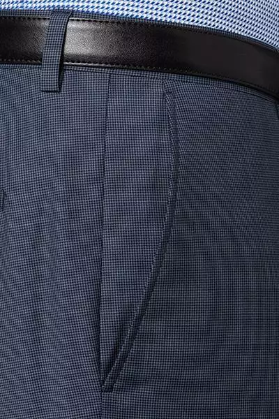 Pierre Cardin Hose Damian 72002/850/11461/3350 Regular Fit, Schurwolle, Bleu meliert, Ocean 5 Pierre Cardin Hose Damian 72002/850/11461/3350 Regular Fit, Schurwolle, Bleu meliert, Ocean – Bild 3