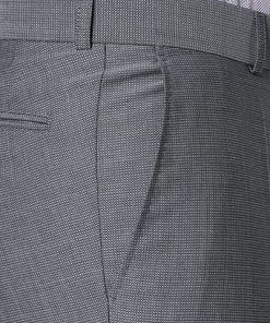 Carl Gross Hose Sascha 60-045N1/332023/81 Modern Fit, Schurwolle Super110, Grau gemustert, Grau -Anzüge & Westen Geschäft 261568 norm3