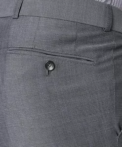 Carl Gross Hose Sascha 60-045N1/332023/81 Modern Fit, Schurwolle Super110, Grau gemustert, Grau -Anzüge & Westen Geschäft 261568 norm4