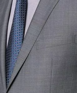 Carl Gross Anzug 60-045N1/323022+332023/81 Modern Fit, Schurwolle Super110, Stahlgrau, Grau -Anzüge & Westen Geschäft 261570 norm3