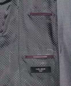 Carl Gross Anzug 60-045N1/323022+332023/81 Modern Fit, Schurwolle Super110, Stahlgrau, Grau -Anzüge & Westen Geschäft 261570 norm5