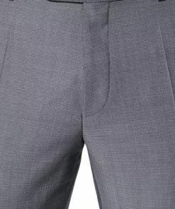 Carl Gross Anzug 60-045N1/323022+332023/81 Modern Fit, Schurwolle Super110, Stahlgrau, Grau -Anzüge & Westen Geschäft 261570 norm7